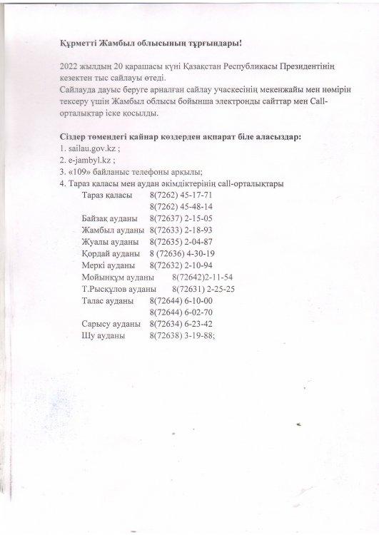 ҚР Президетінің сайлауы